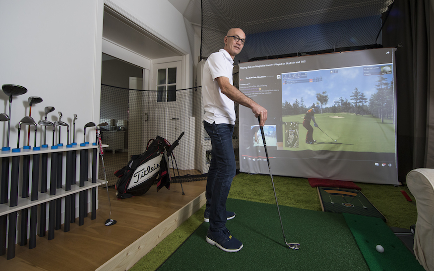 (Online) golfer Michael Baas Becking