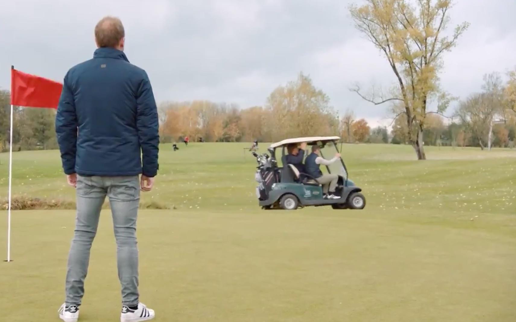 Evers staat op op golfbaan Amsterdam Old Course