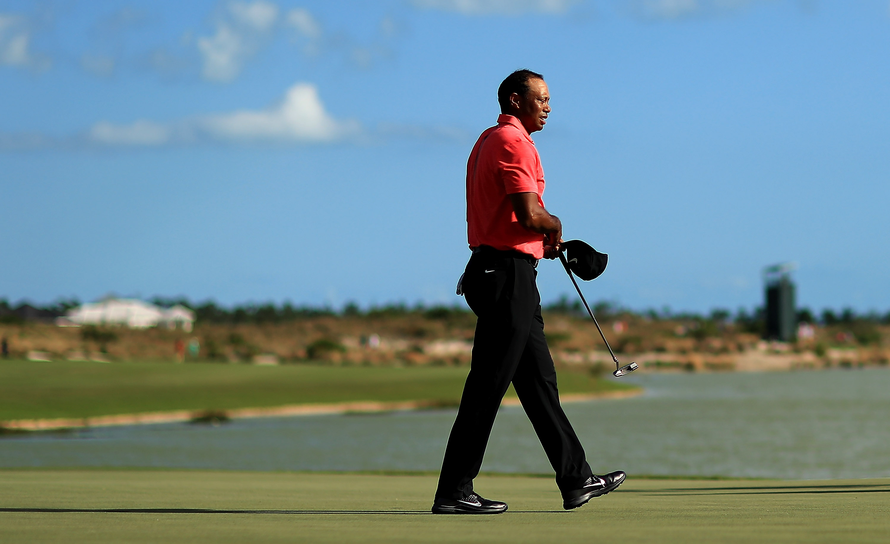 Tiger Woods in de Hero World Challenge 