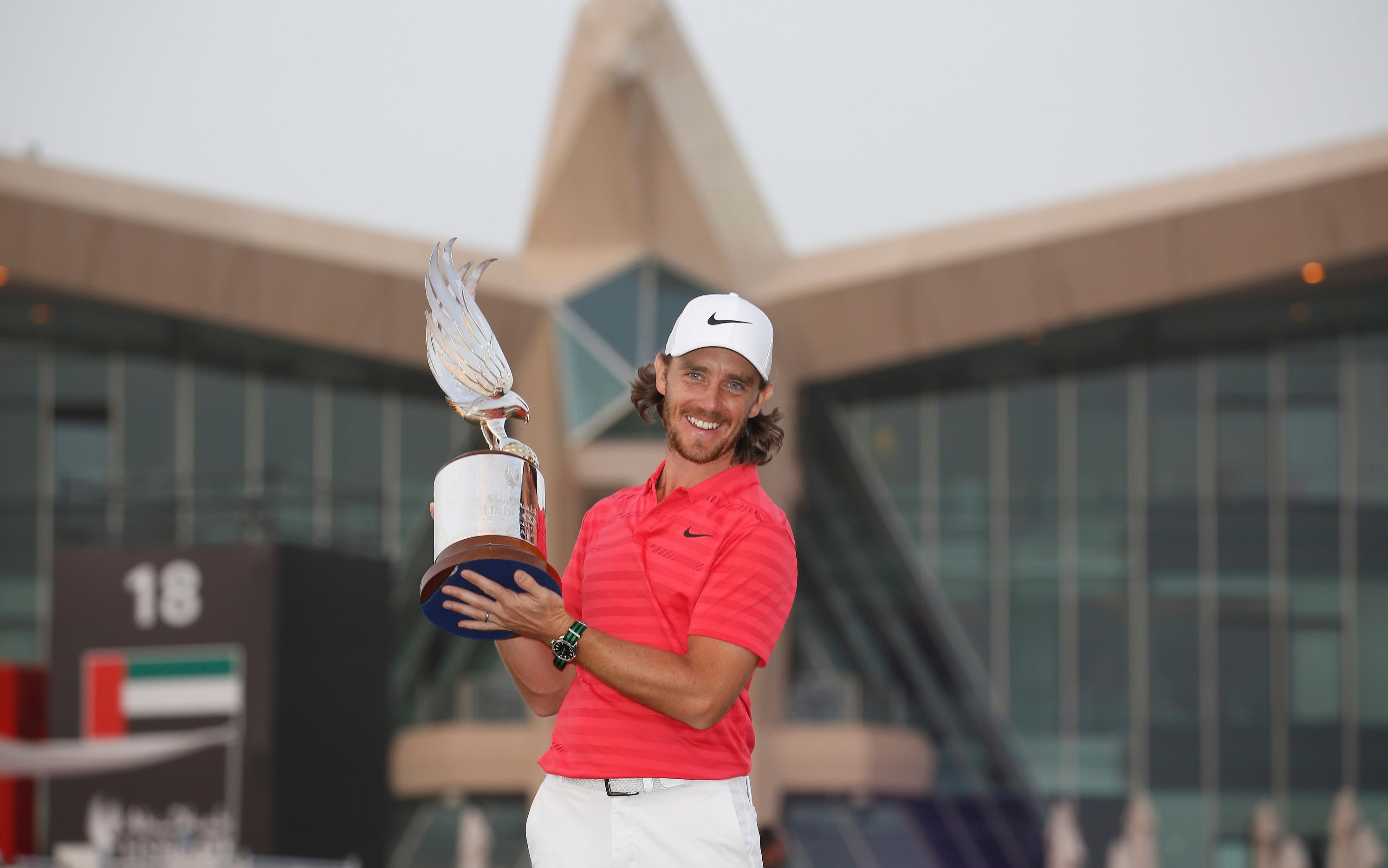 Tommy Fleetwood, winnaar in Abu Dhabi