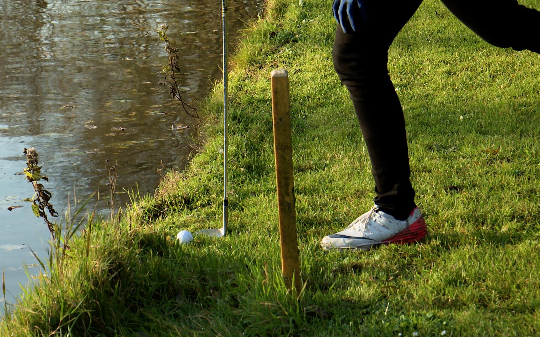 golf.nl regelquiz grounden in waterhindernis