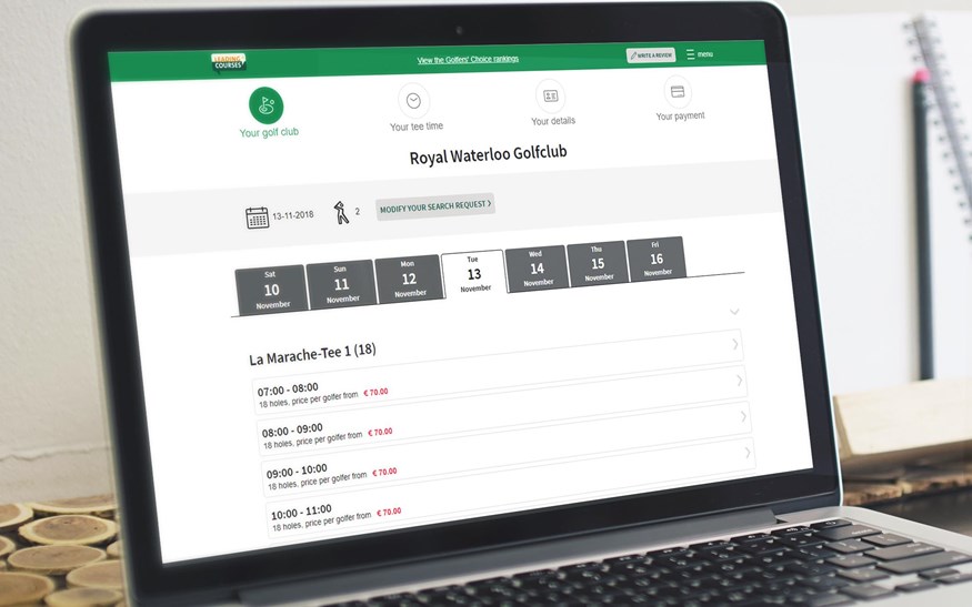 starttijden boeken Leadingcourses.com