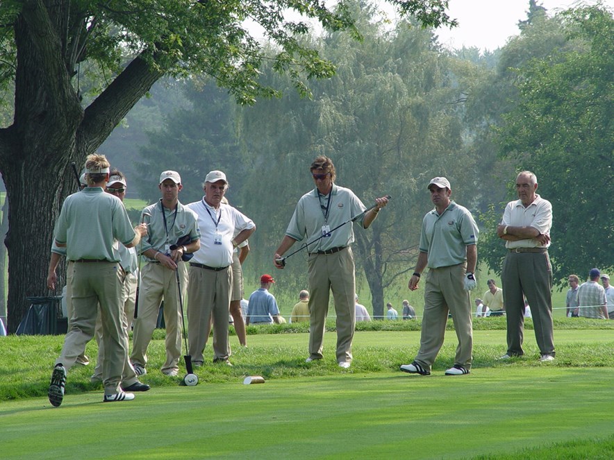 Nederlandse fans bij de Ryder Cup in Detroit