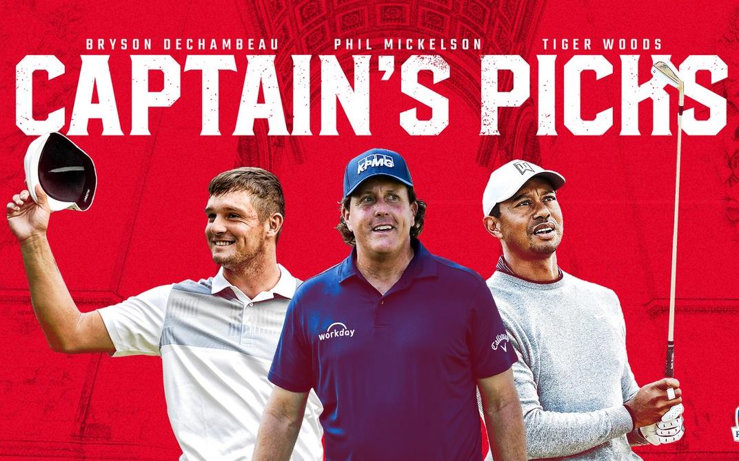 Ryder Cup team USA 2018