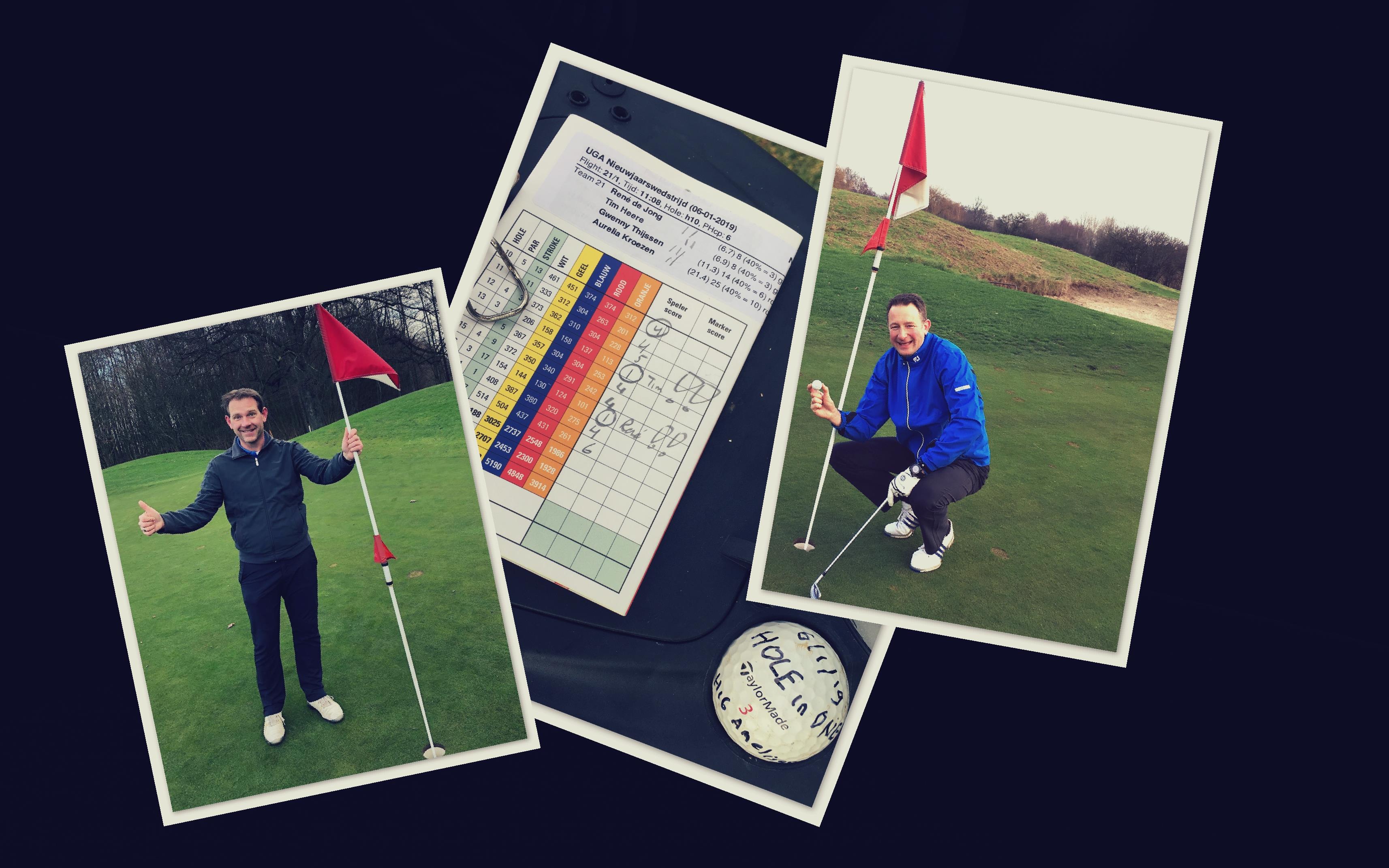 Twee holes-in-one in dezelfde flight in golfwedstrijd Texas Scramble