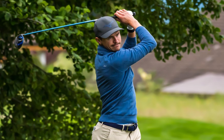 Daan Huizing in het seizoen 2019 op de Challenge Tour