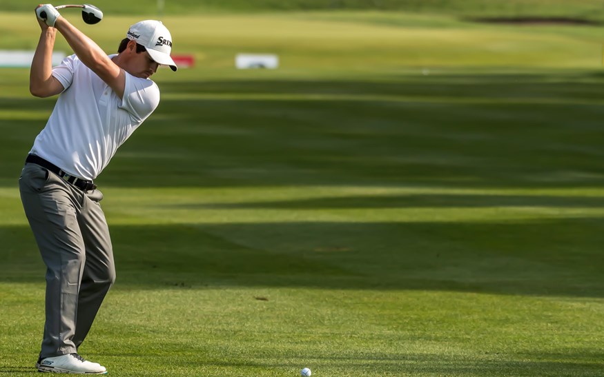 Darius van Driel in de derde ronde van het BMW International Open in München