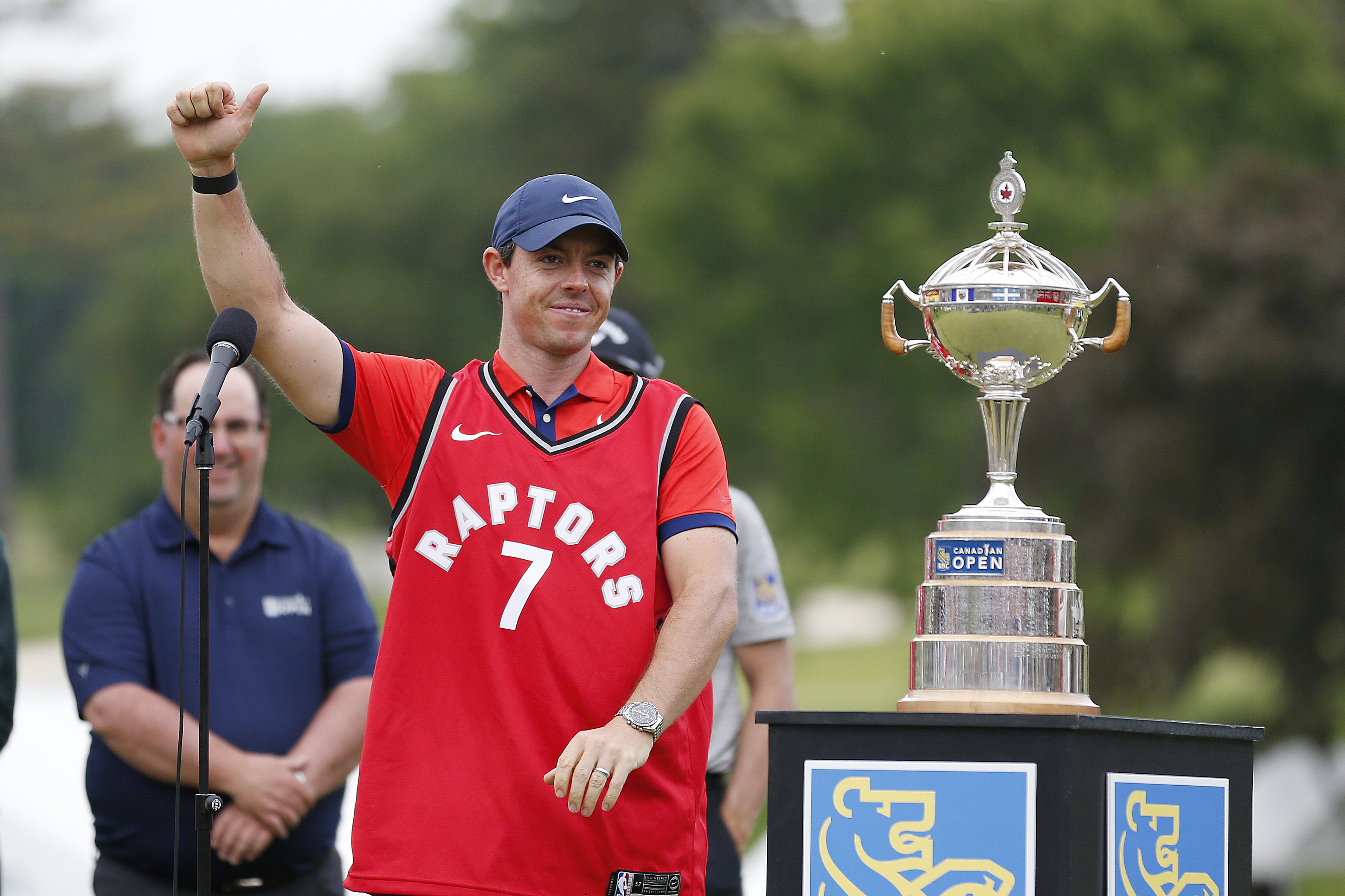 Topgolfer Rory McIlroy na de winst in het RBC Canadian Open 2019