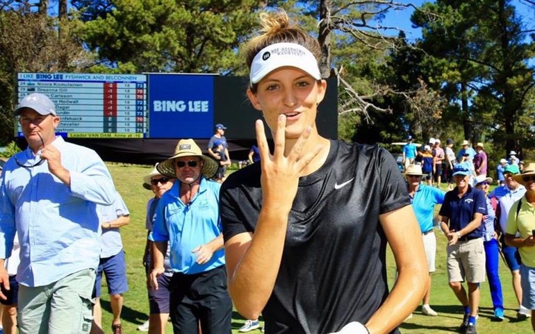 Golfster Anne van Dam wint haar vierde toernooi op de Ladies European Tour