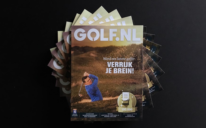 cover voorpagina van glossy magazine golfnl voorjaar 2019