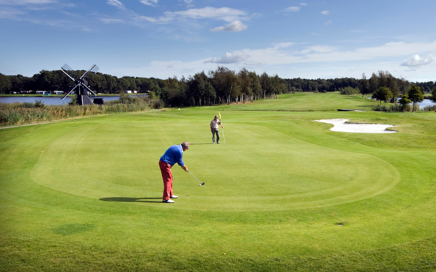 Veel-spelers op golfclubs