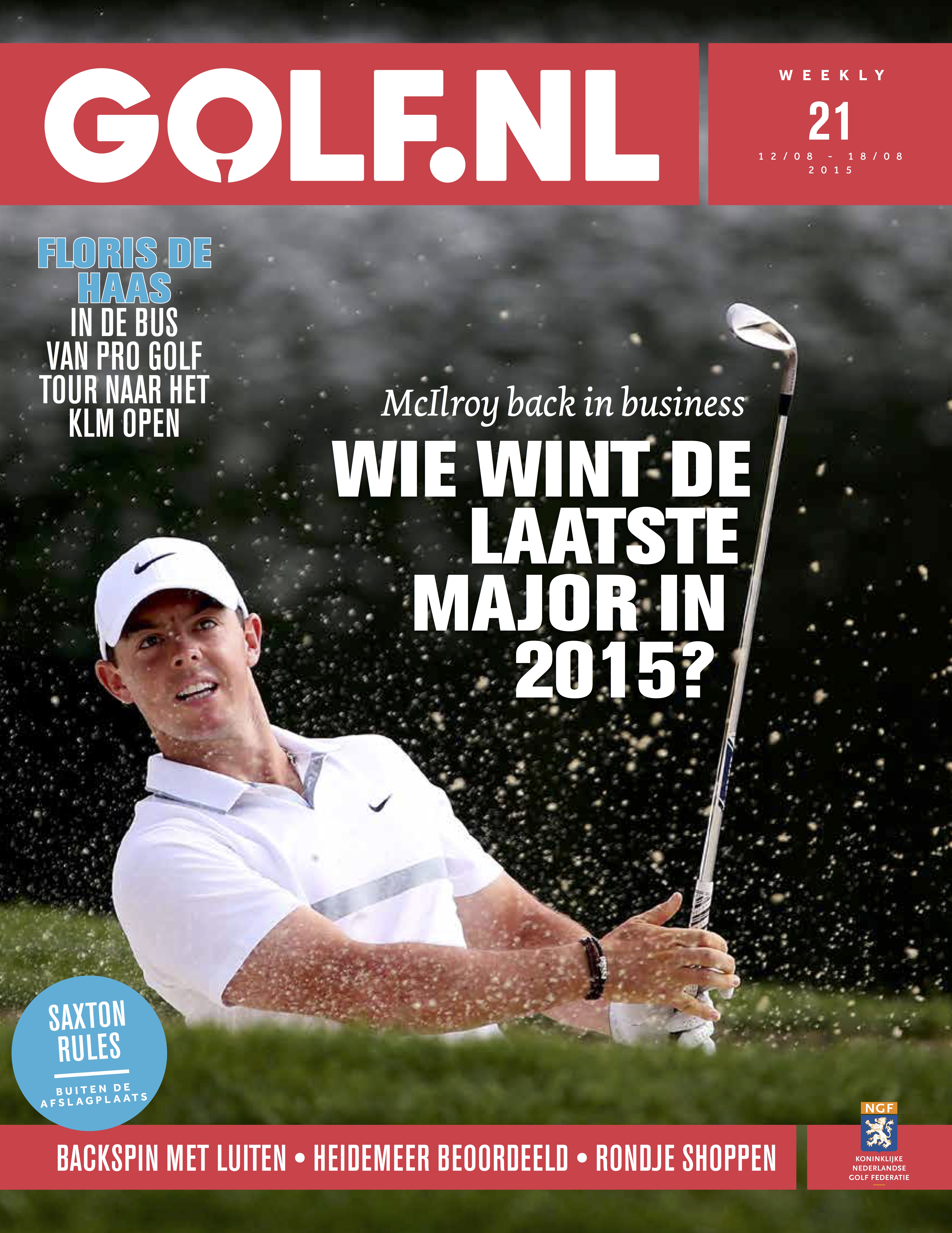 Cover GOLF.NL Weekly21