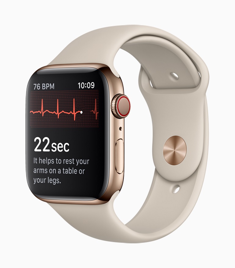 Een hartfilmpje met de Apple Watch Series 4 is zo gemaakt.