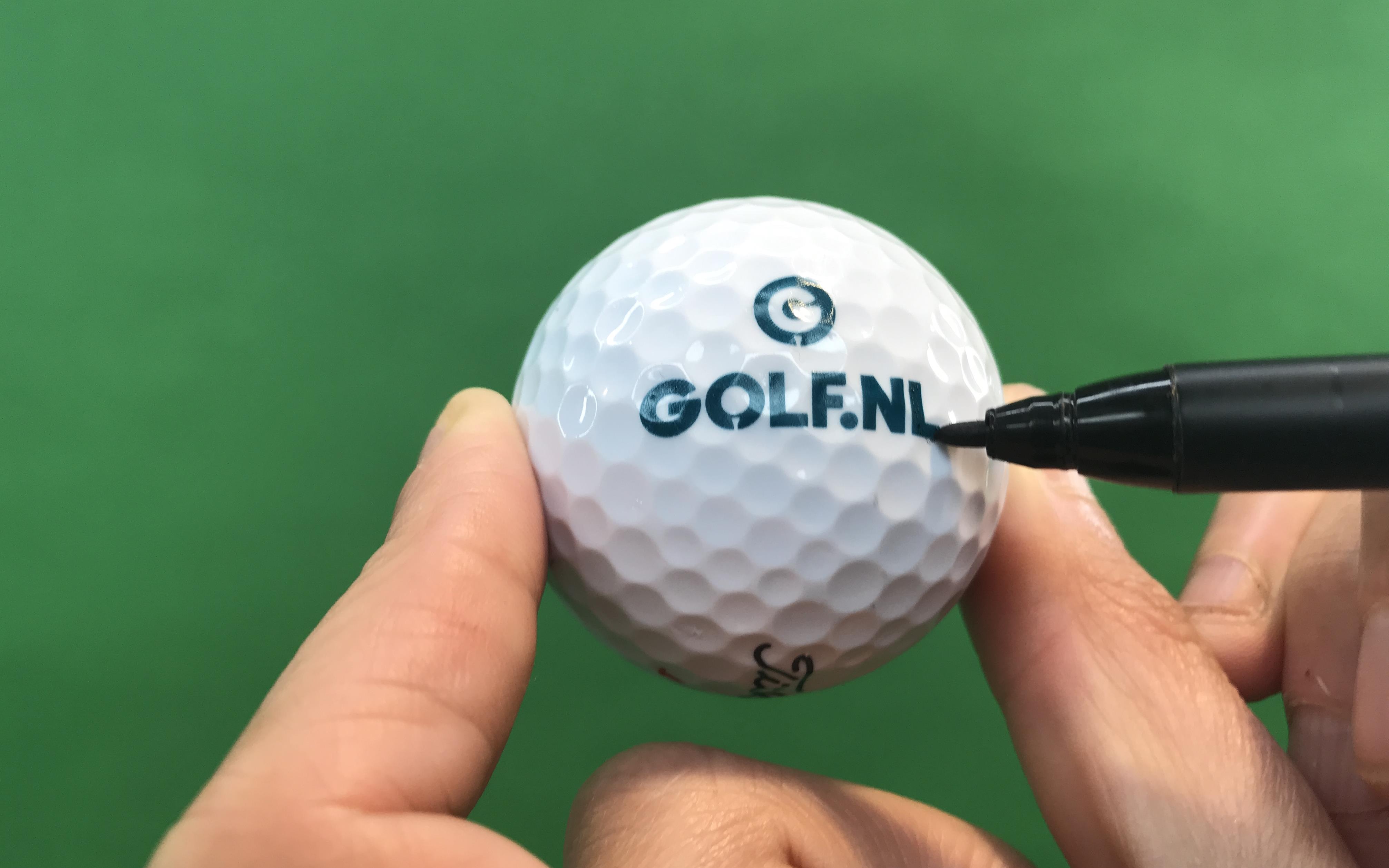 golfbal marken met logo golfnl