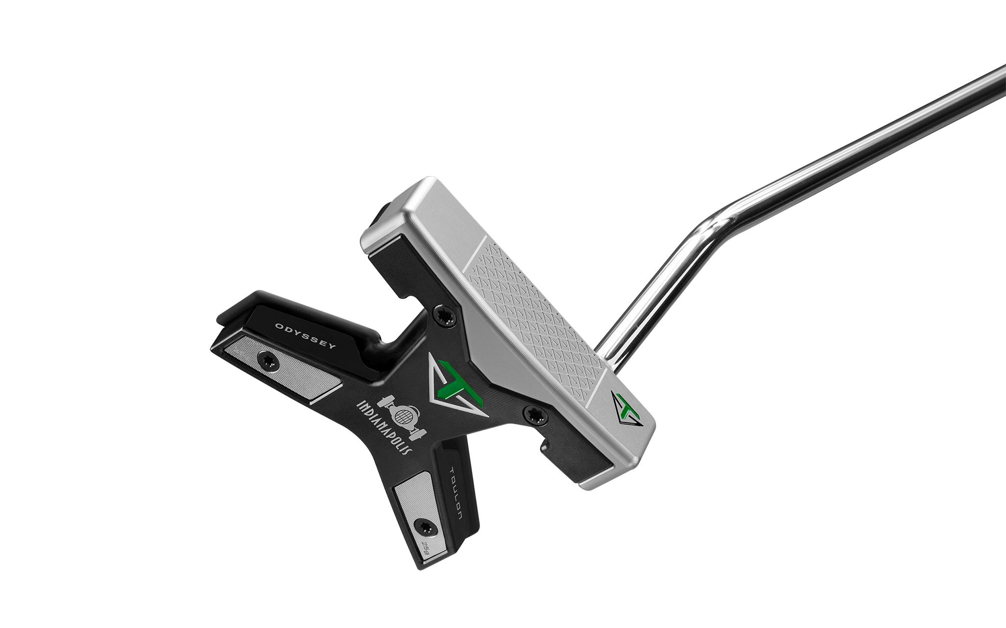 Odyssey putter Indianapolis nieuw design op de golfbaan