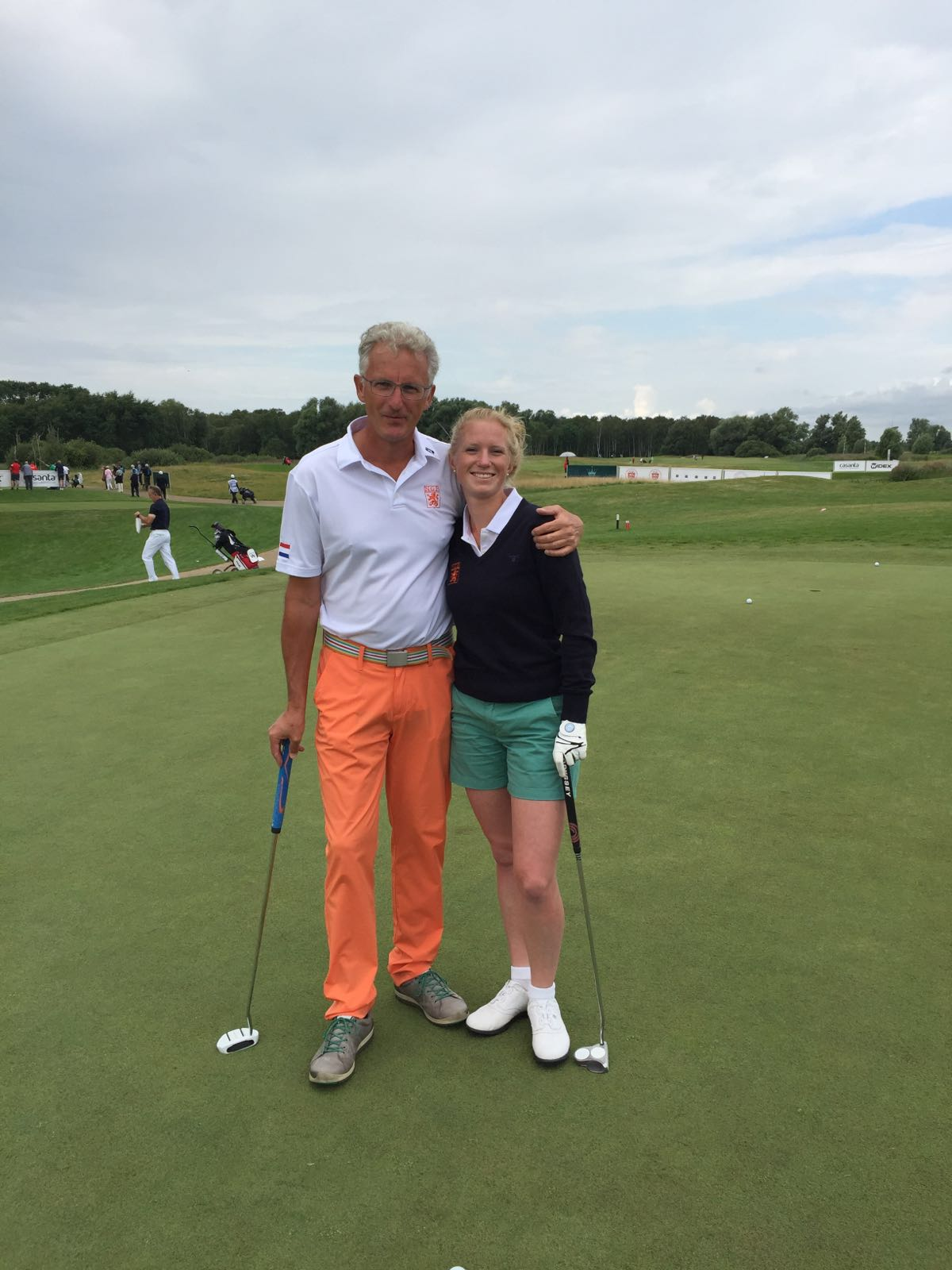 Charles Mikkers en Leonie Warringa op de slotdag