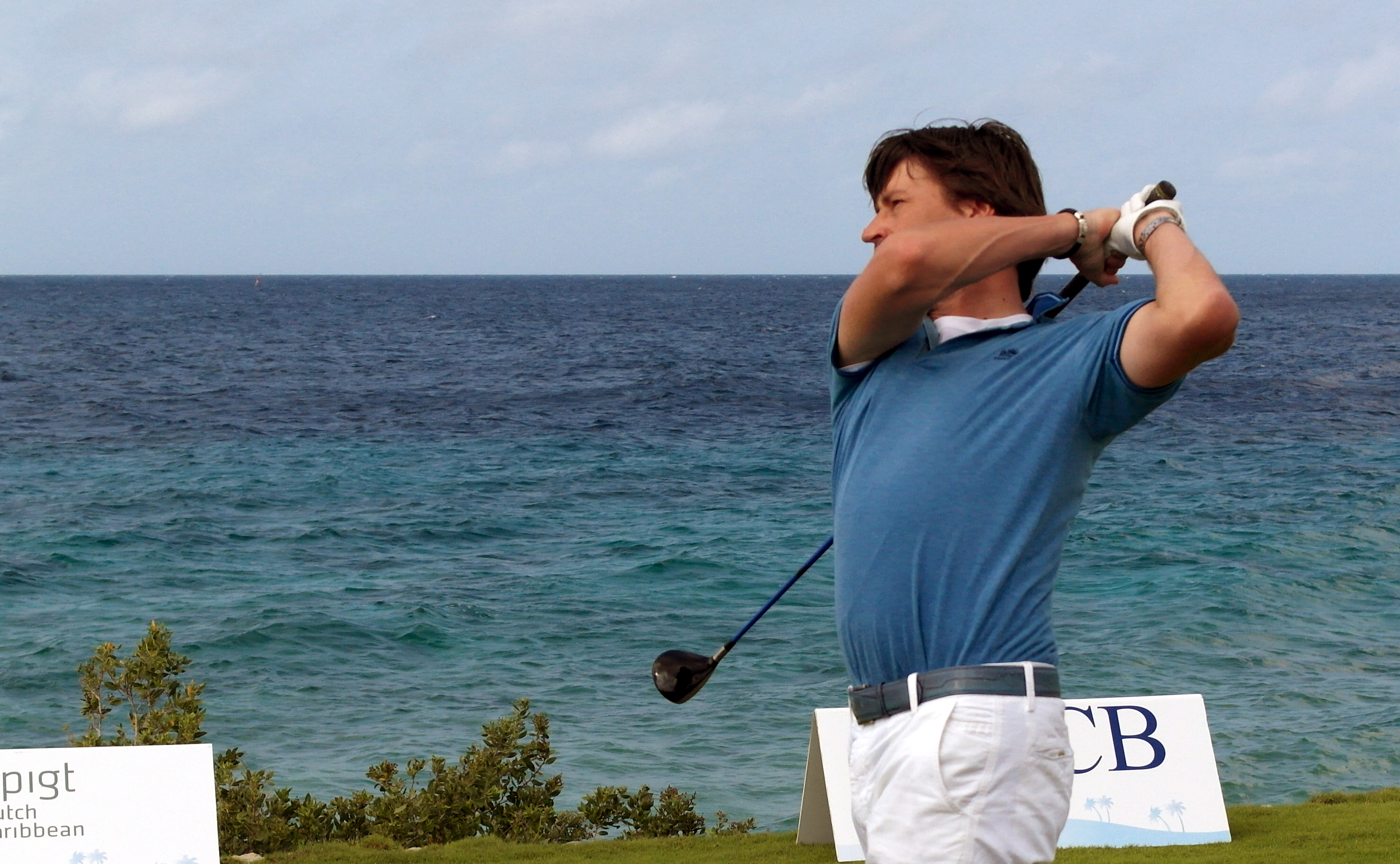 Robert-Jan Derksen in het MCB Curaçao Masters 