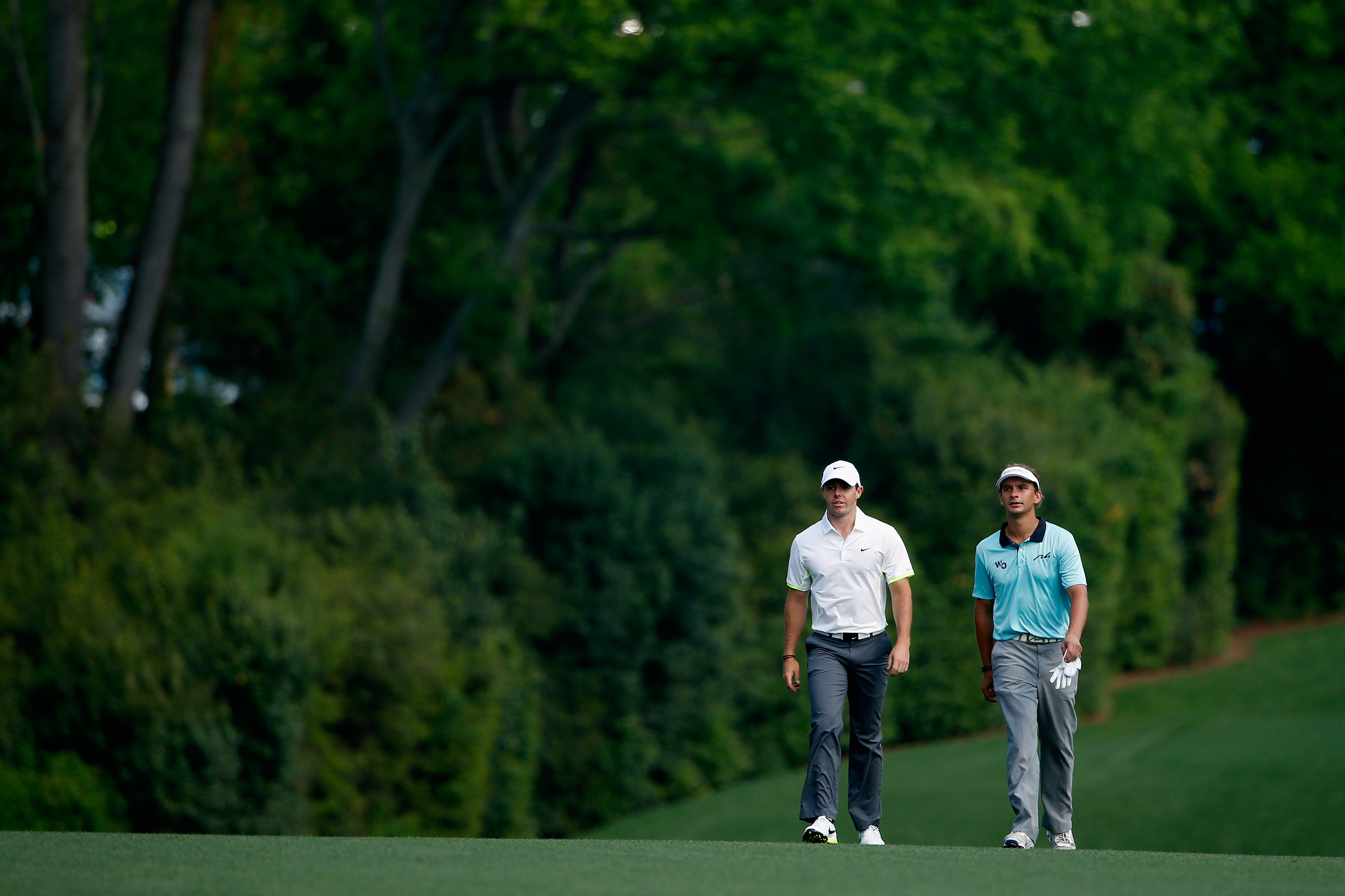 Joost Luiten Rory McIlroy Masters 2015