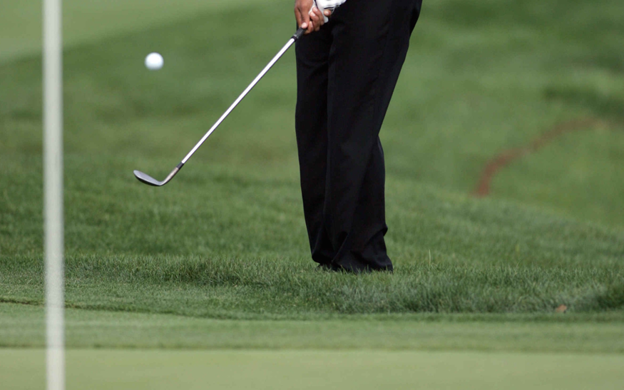 golf regels double hit