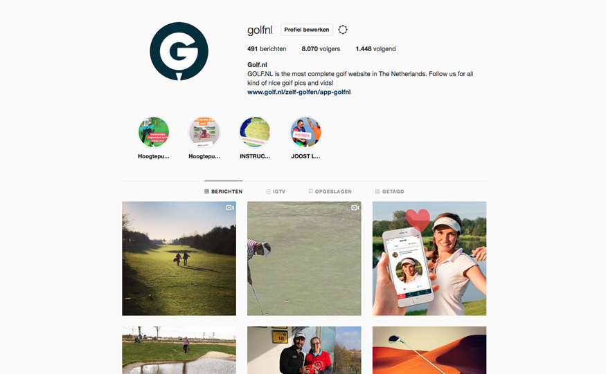golf.nl op instagram