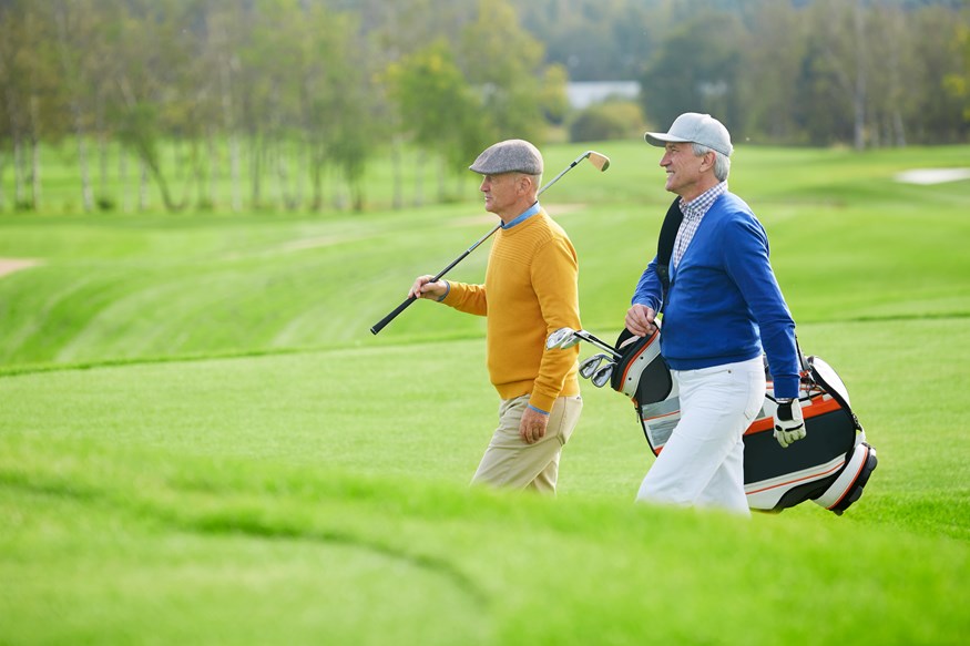 Oudere mannen aan het golfen: statistieken