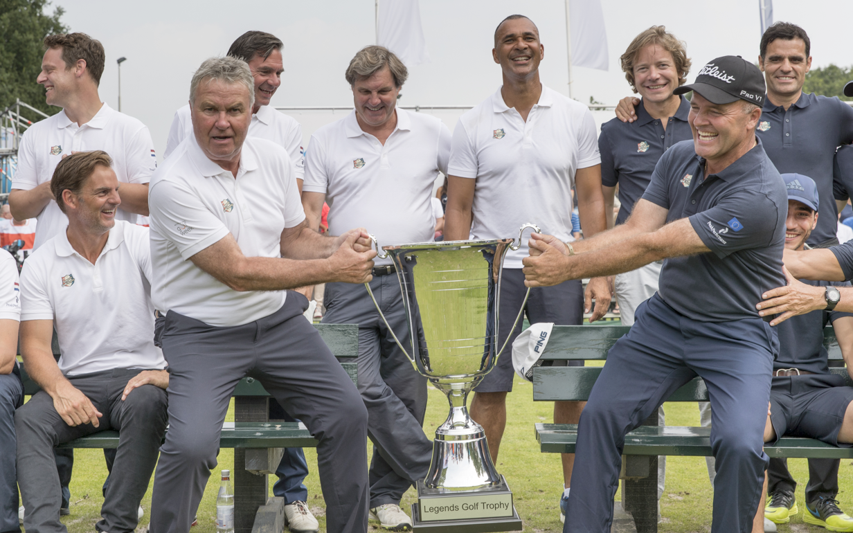 Guus Hiddink en Ruud Gullit ING Private Banking Golfweek 2017