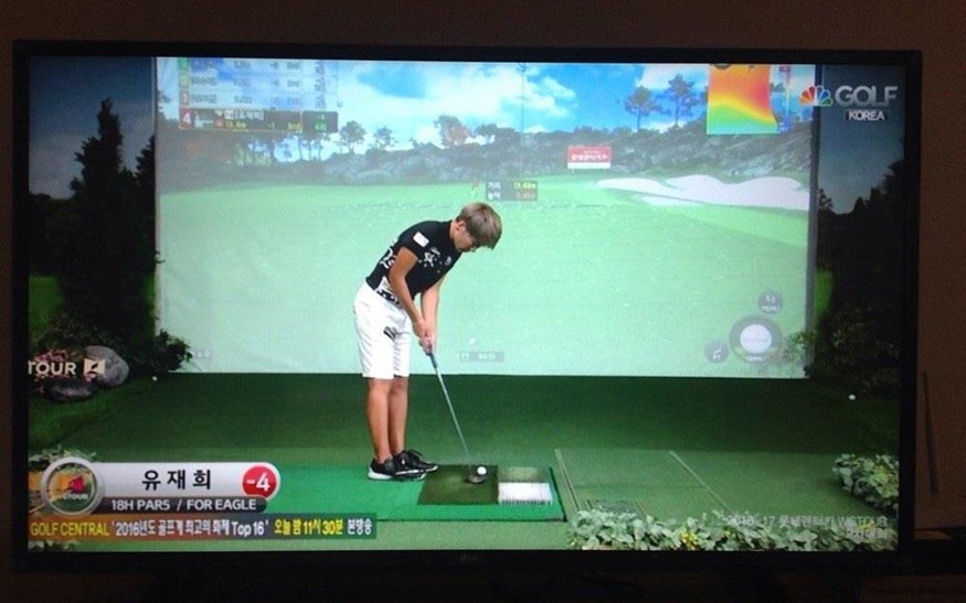 Golfsimulatortoernooien op televisie in Korea. Straks ook op RTL 7? 