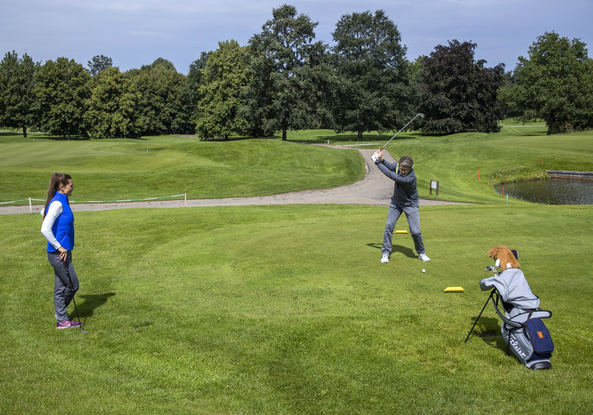 afslagplaats golf waar moet je staan