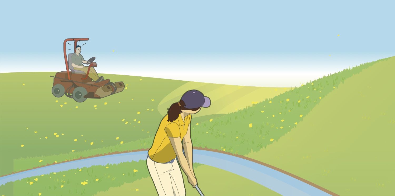 greenkeeper mag je slaan golfregels quiz