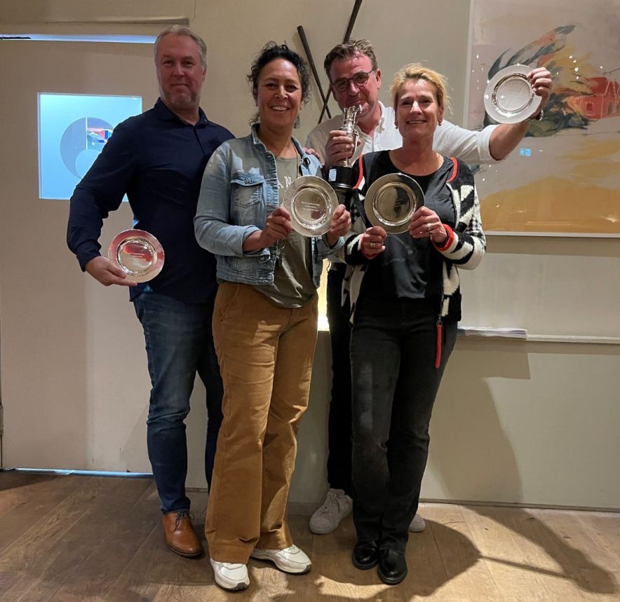 Winnaars Najaarscompetitie 2022 zondag afdeling